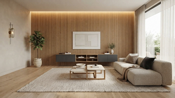 Living Room After Interior Design